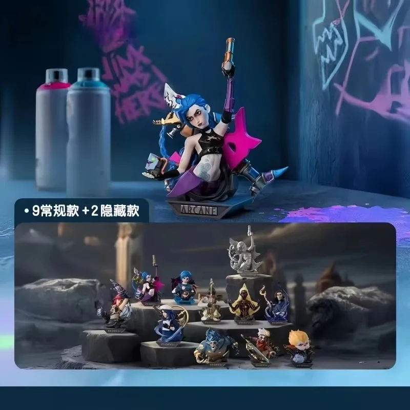 

High Quality Genuine Arcane 1st Blind Box Powder Caitlyn Trendy Ornament Collect Desktop Decoration Blind Box Holiday Cool Gifts