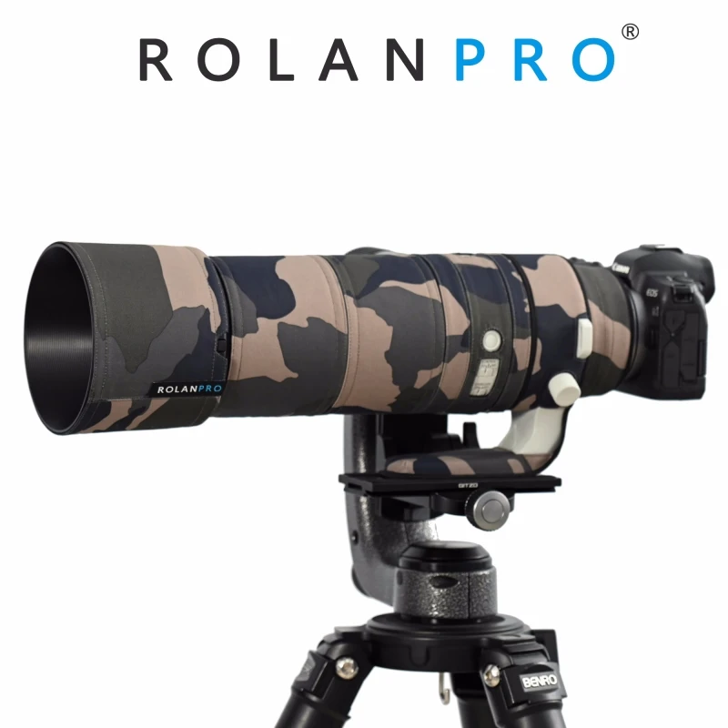 

ROLANPRO Lens Coat For Canon RF200-800mm F6.3-9 IS USM Waterproof Protective Case Camouflage Rain Cover RF200-800 Guns Sleeve