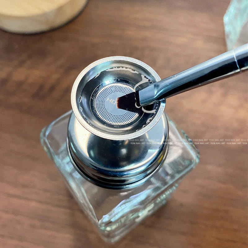 Butelka z pompką dozującą, szklana, pusta, 180 ml, wielokrotnego użytku, pojemnik na płyn do paznokci, demakijaż, butelka z pompką, pojemnik na płyn do manicure.