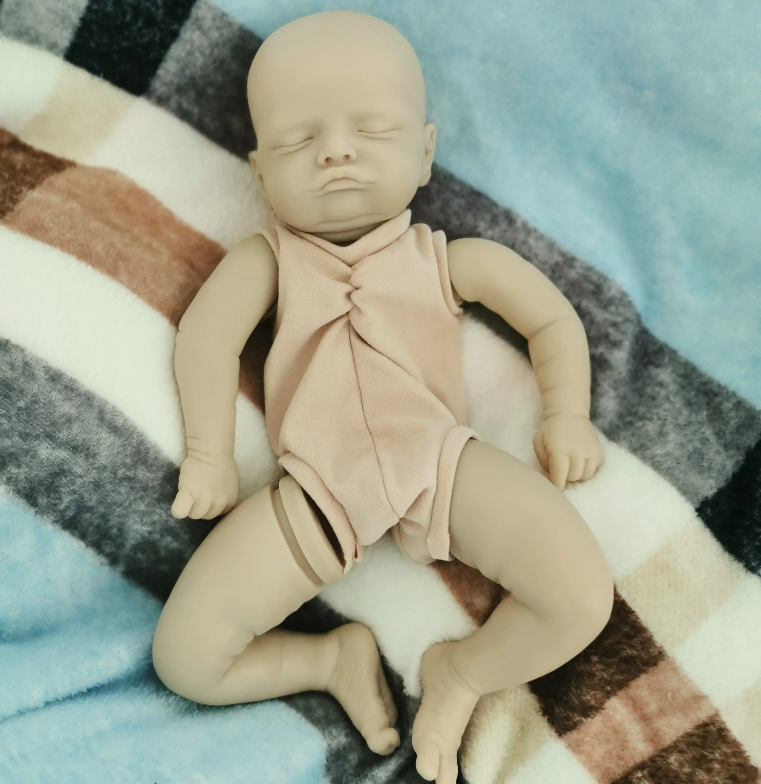 مجموعة دمية تولد من جديد فارغة غير مصبوغ ، فينيل ، غير مكتملة ، أجزاء ديي ، روزالي ، رسمت 3D