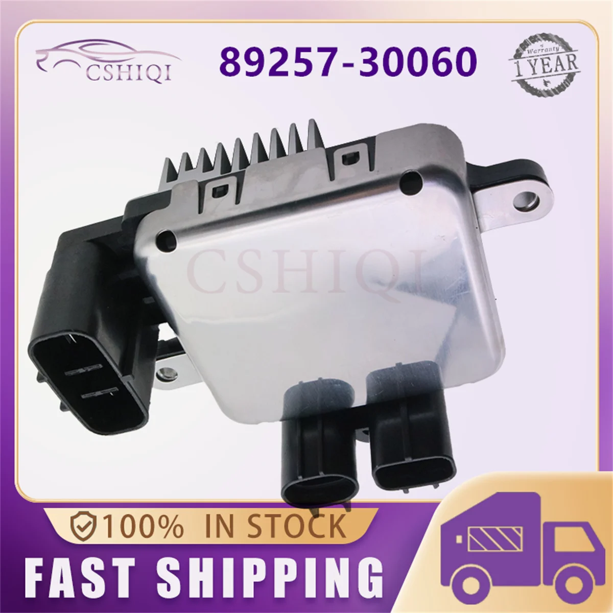 89257-30060 Unit ECU Radiator Cooling Fan Control Module 89257-30080 For Toyota RAV4 Sienna For LEXUS IS250 2004-2018 591-69168