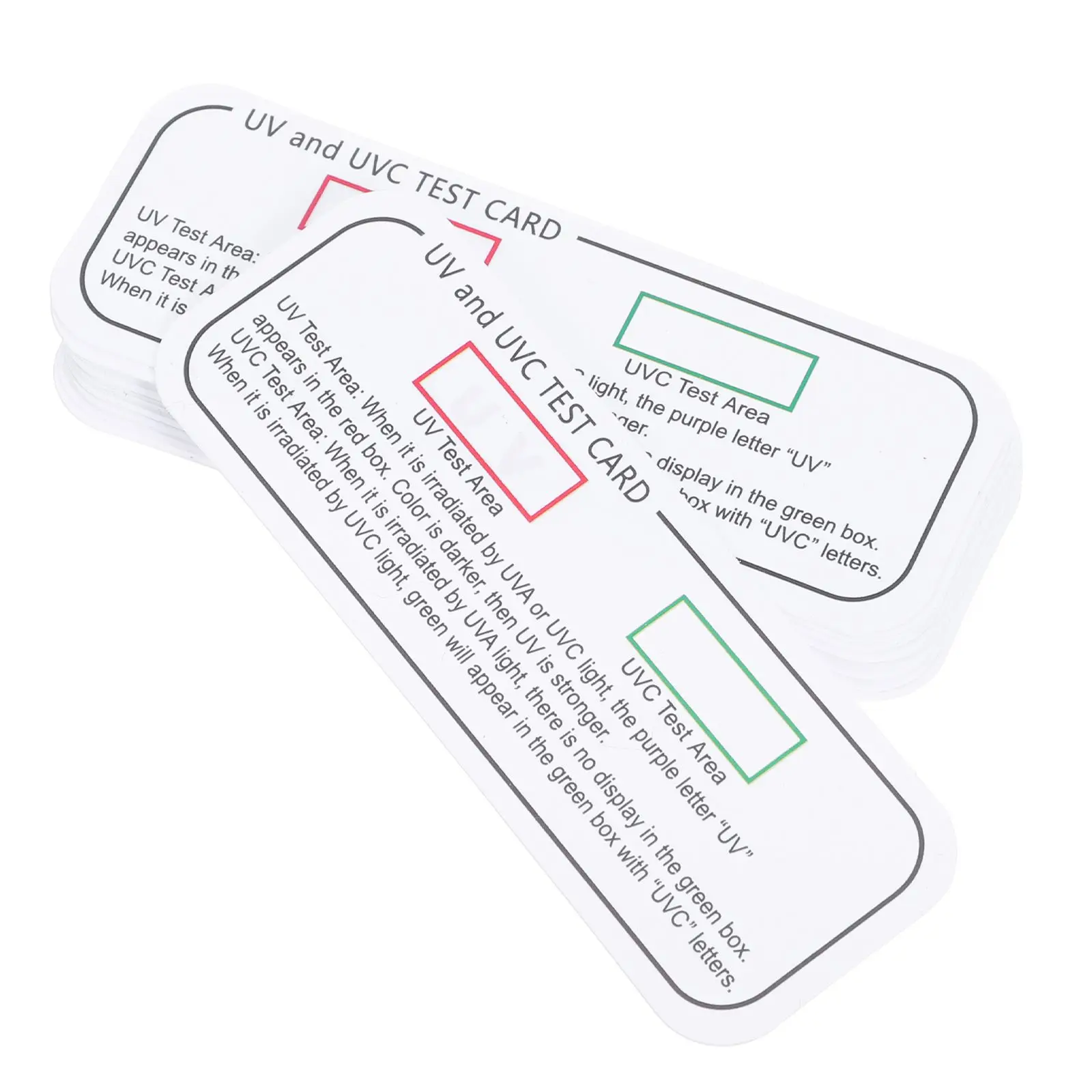 20 Pcs UV Light Meter Detection Stickers Sensor Cards Tester Indicator