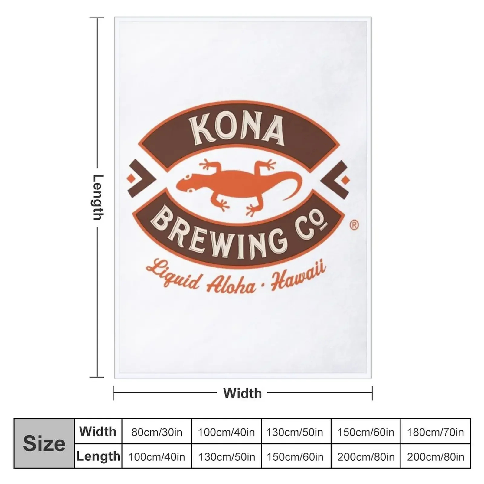 BEST SELLER - Kona Brewing Throw Blanket manga Blankets For Bed Retros Luxury Blankets