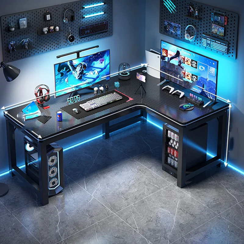 

Gamer Computer Desks Bedroom Auxiliary Standing Desktops Gaming Desk Organizer StudentEscritorio Oficina Office Work Furniture