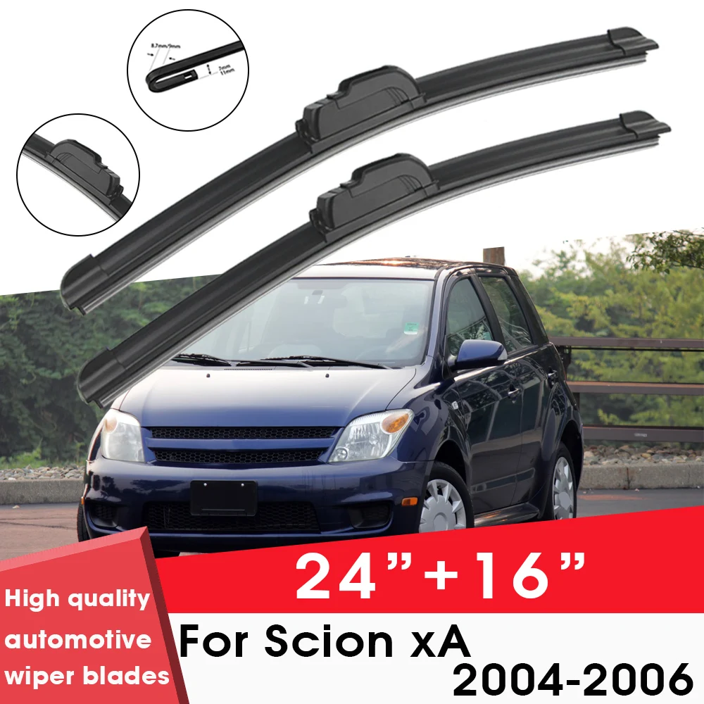 

BEMOST Car Wiper Blades Front Window Windshield Rubber Refill Wiper For Scion xA 2004-2006 24"+16" Car Accessories