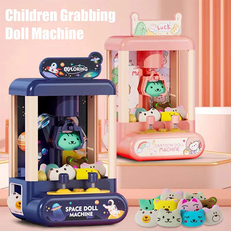 Kids Claw Machine Candy Vending Grabber Prize Dispenser Toys For Girls And Boys Electronic Claw Game Machine For Party Birthdays