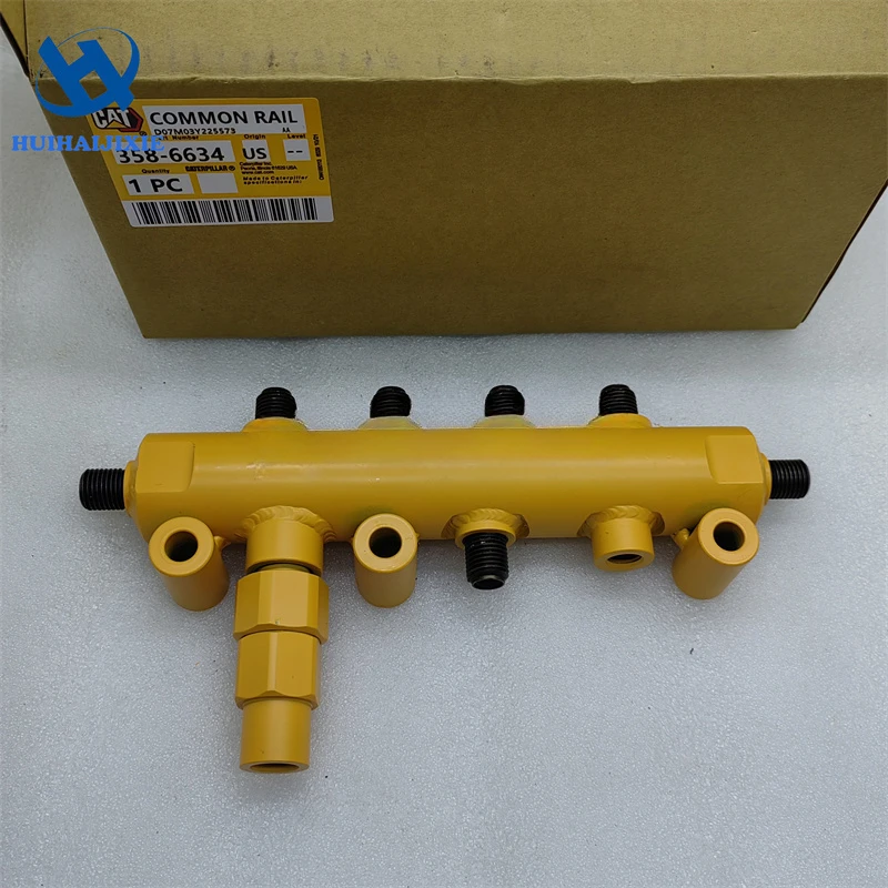 High quality  New Genuine Common Rail Fuel Rail  358-6634  High Pressure Trailer Tube for Cat C6.6 Excavator 320D 3586634