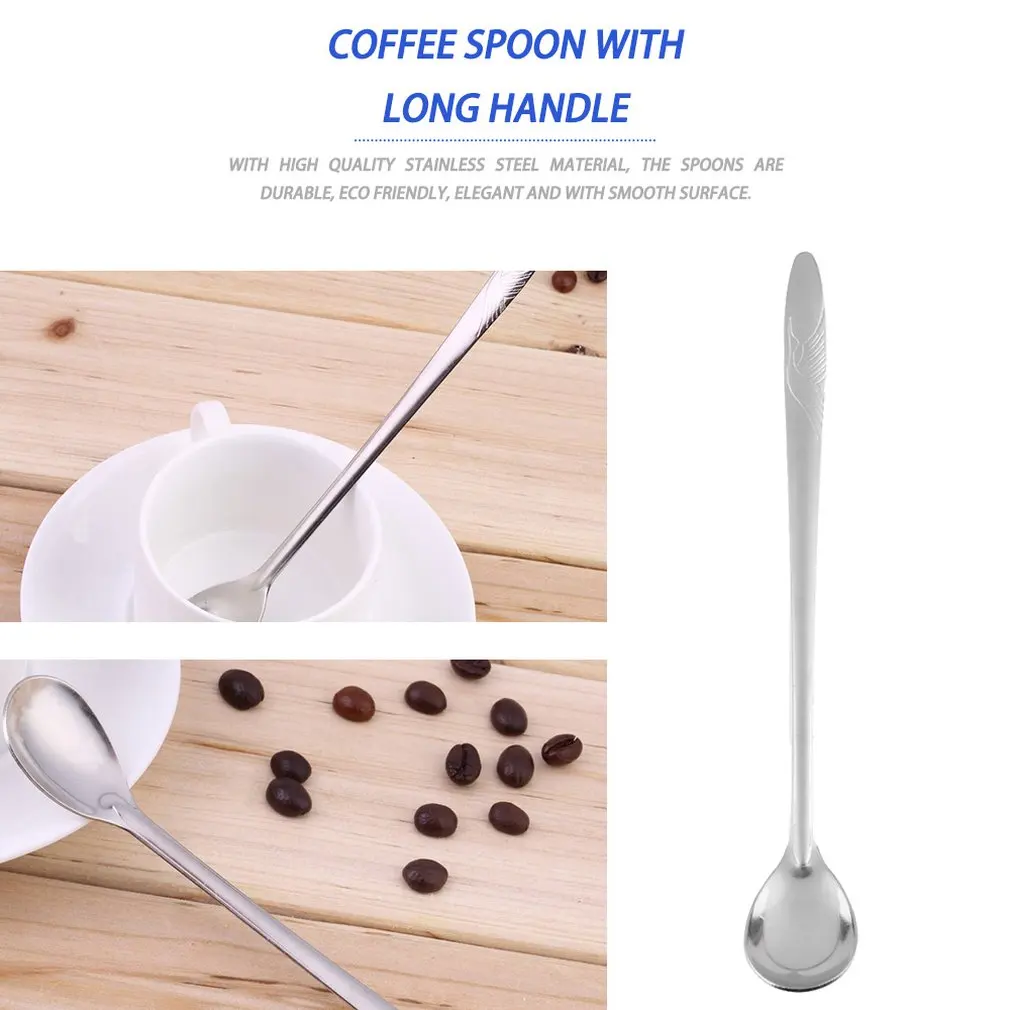 Cucchiaio da caffè in acciaio inossidabile 304 cucchiaio a testa tonda cucchiai in stile coreano cucchiaio da miscelazione regalo per Dessert al miele