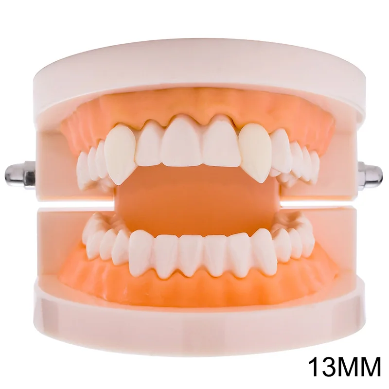 New 4 size Vampire Teeth Fangs Dentures Props Halloween Costume Props Party Favors Holiday DIY Decorations horror adult for kids