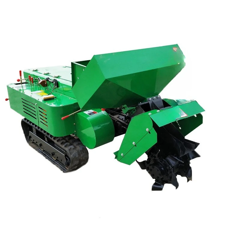 Crawler rotary tiller 35 horsepower ride-on agricultural micro-tiller