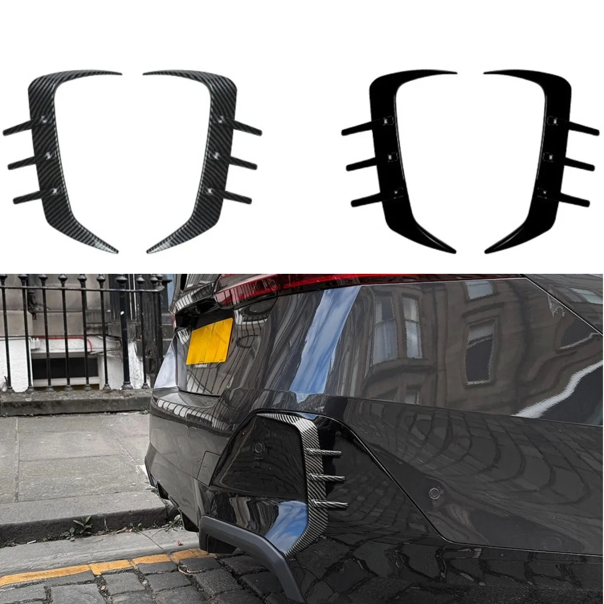 

For BMW 5 Series I5 G60 Overseas Edition M Sport 2024+ Styling Kits Bumper Side Splitter Wind Knife Spoiler Tuning Air Blade