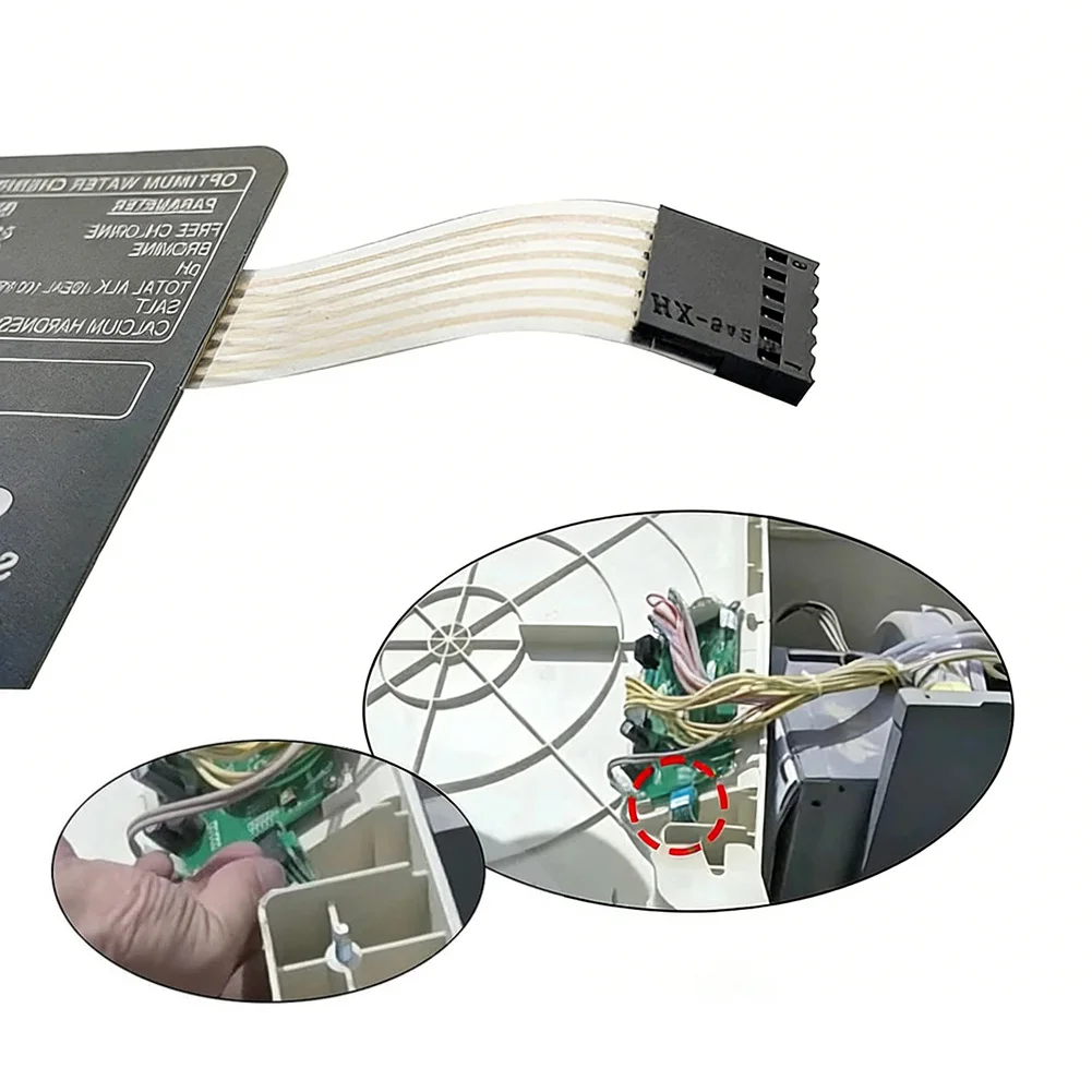 Appliance Black Switch Membrane Pad Clearly Labeled Buttons Quick Connection Mechanism Smooth User Interaction