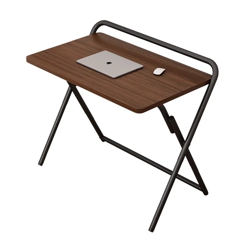 Foldable desk Free installation Computer desk Student home writing table Bedroom bedside small table Simple desk