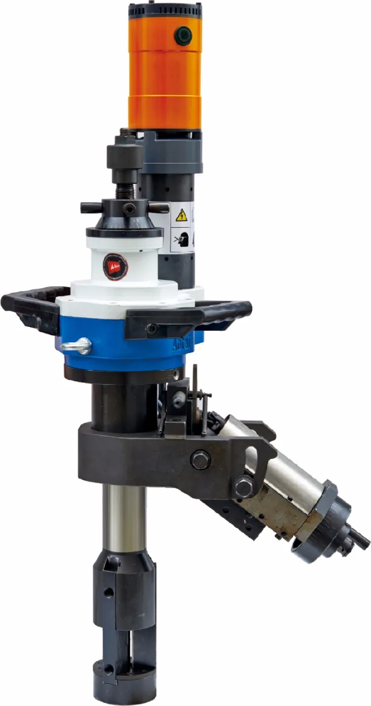 ISY-250-II Portable  Electric Pneumatic Inner Mounted Pipe Cold Facing Beveling Machine 80-240mm
