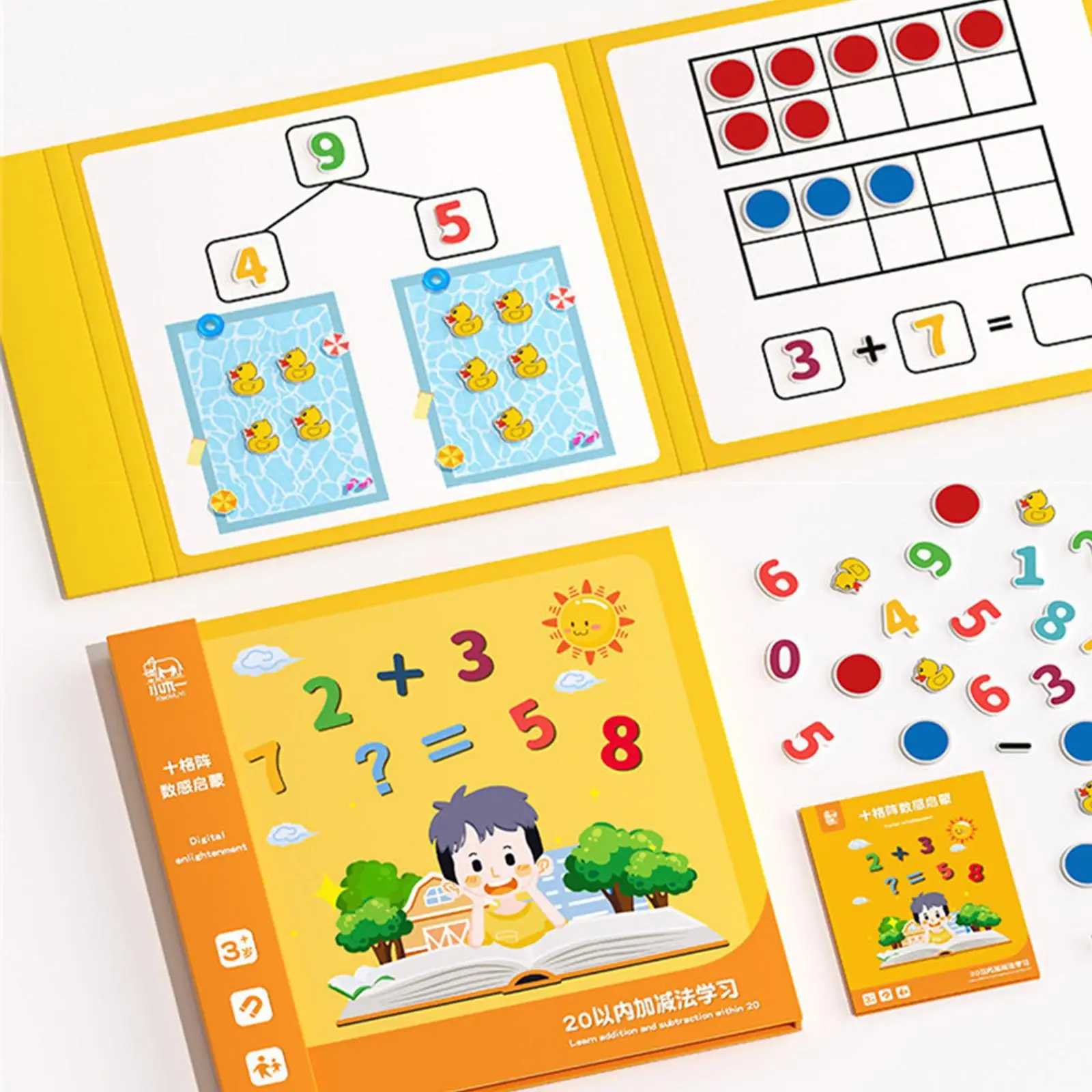 Math Manipulatives Toys Arithmetic Learning Preschool Manipulatives Number Learning Counting for game Decor Role Play