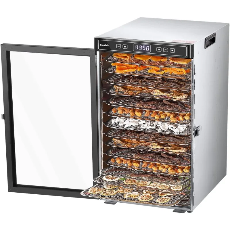 

Dehydrator for Food and Jerky, Large Food Dehydrator Machine for Fruit, Meat, Beef, Herbs, Vegetable, Dog Treats,