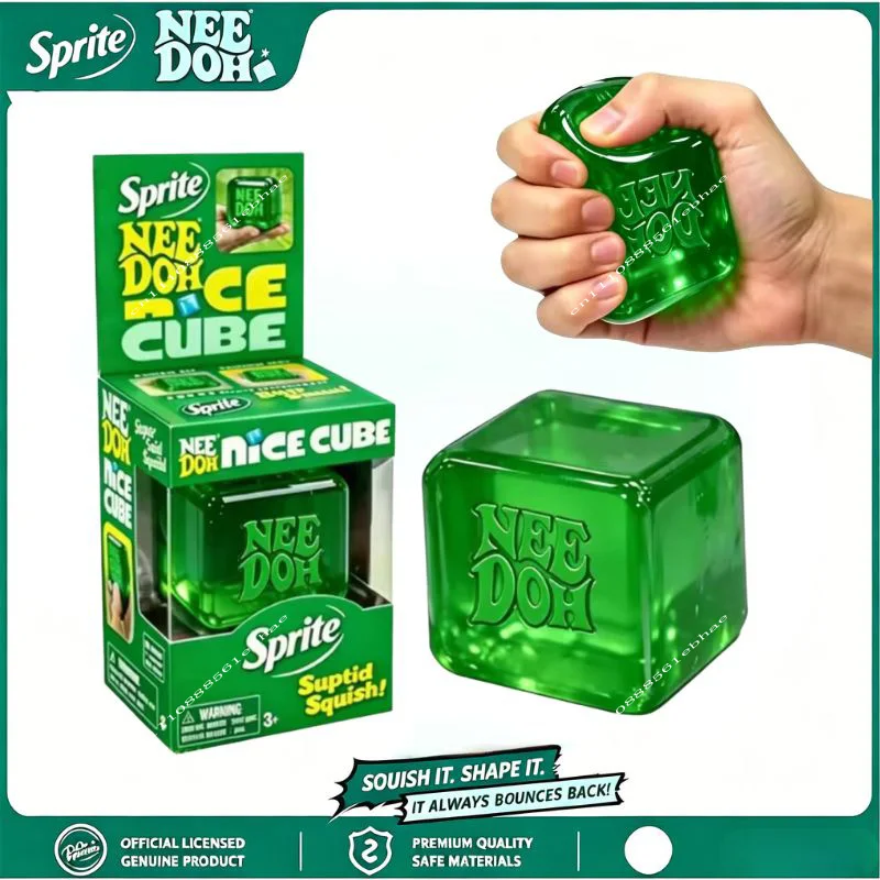 

Trending Nee Doh Cube Squish Toy, Soft Sprite Squeeze Stress Relief Fidget Toy, Sensory NeeDoh for Kids & Adults