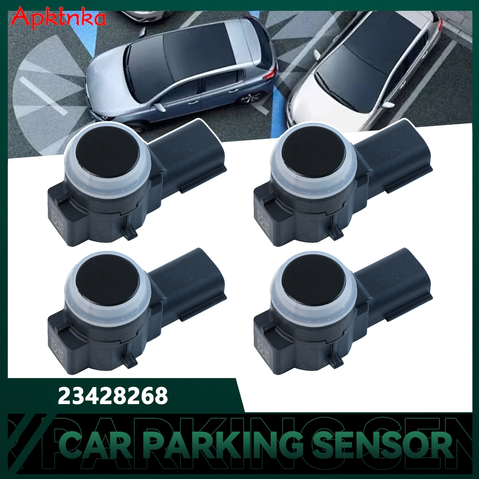 4Pcs PDC Parking Sensor Parktronic Distance Control For Chevrolet Buick Chevy Tahoe Silverado Cadillac CTS GMC 23428268 52050134