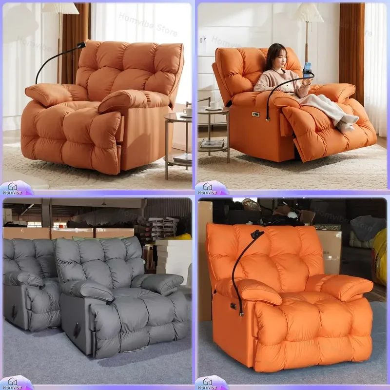 Luxury Massage Chair Recliner with Heating Zero Gravity Full Body Shiatsu Sofa Bed Home Furniture Living Room Rocker
