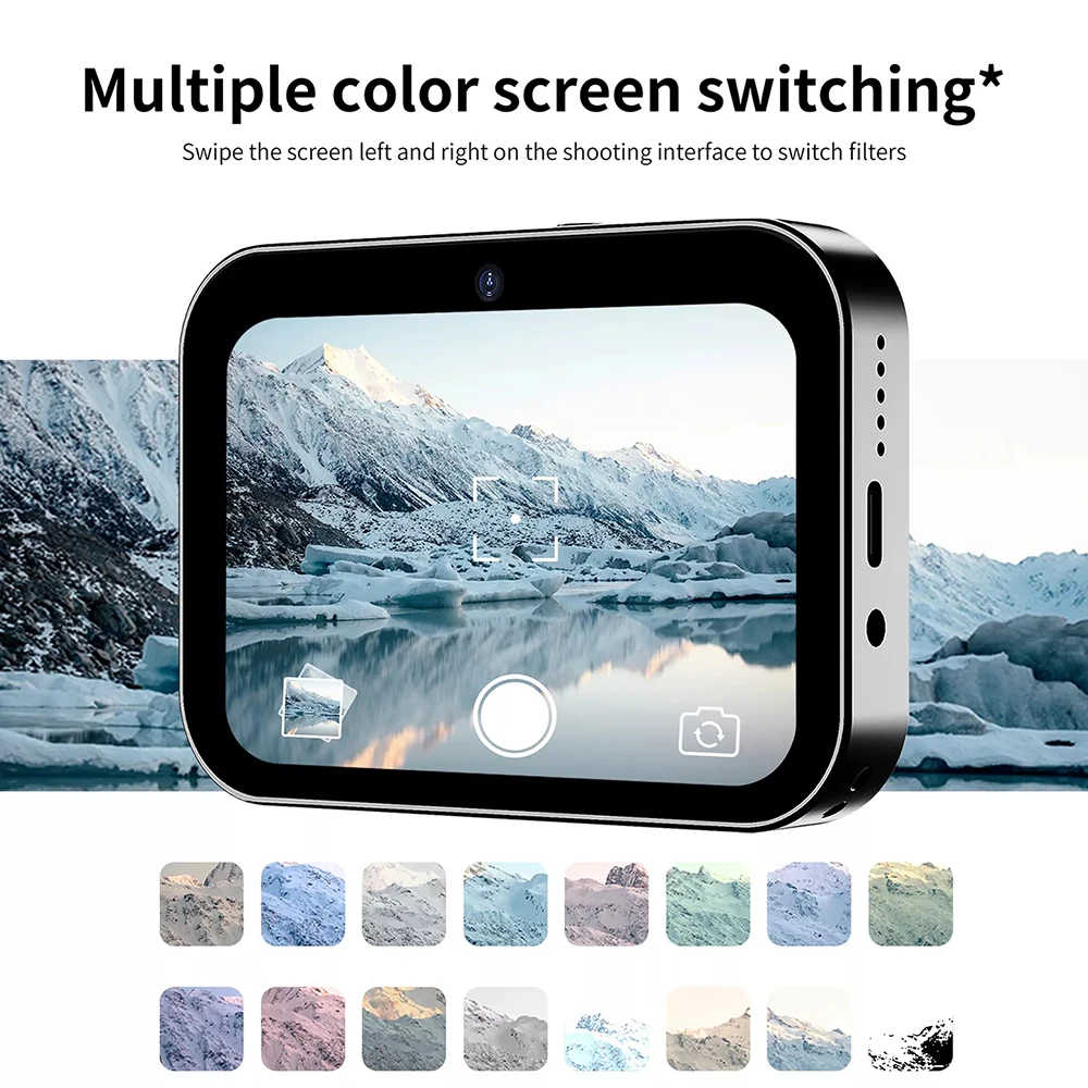 Appareil photo numérique à triple objectif avec vision nocturne, écran tactile HD, transmission OTG, divertissement, 3 pouces, 64MP, 4K, 3600mAh, nouveau