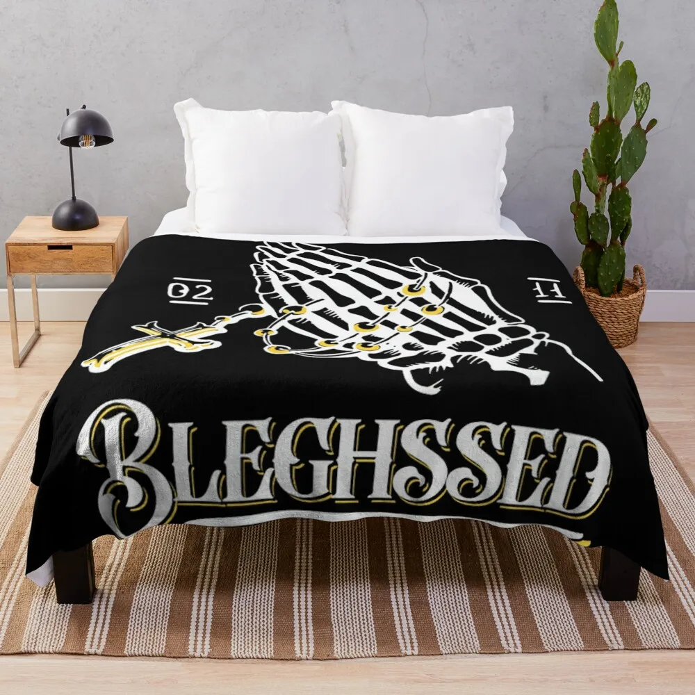 

Womens Live Laugh Blegh Bleghssed Heavy Metal Throw Blanket Giant Sofa Comforter Soft Plush Plaid For Baby Blankets