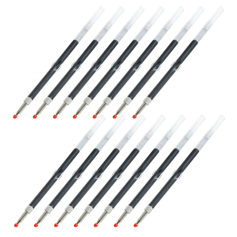 

50pcs Black Ink Refills for Beadable Pens Smooth Writing Gel Pen Cores Ideal Sketching Note Taking Plastic Body