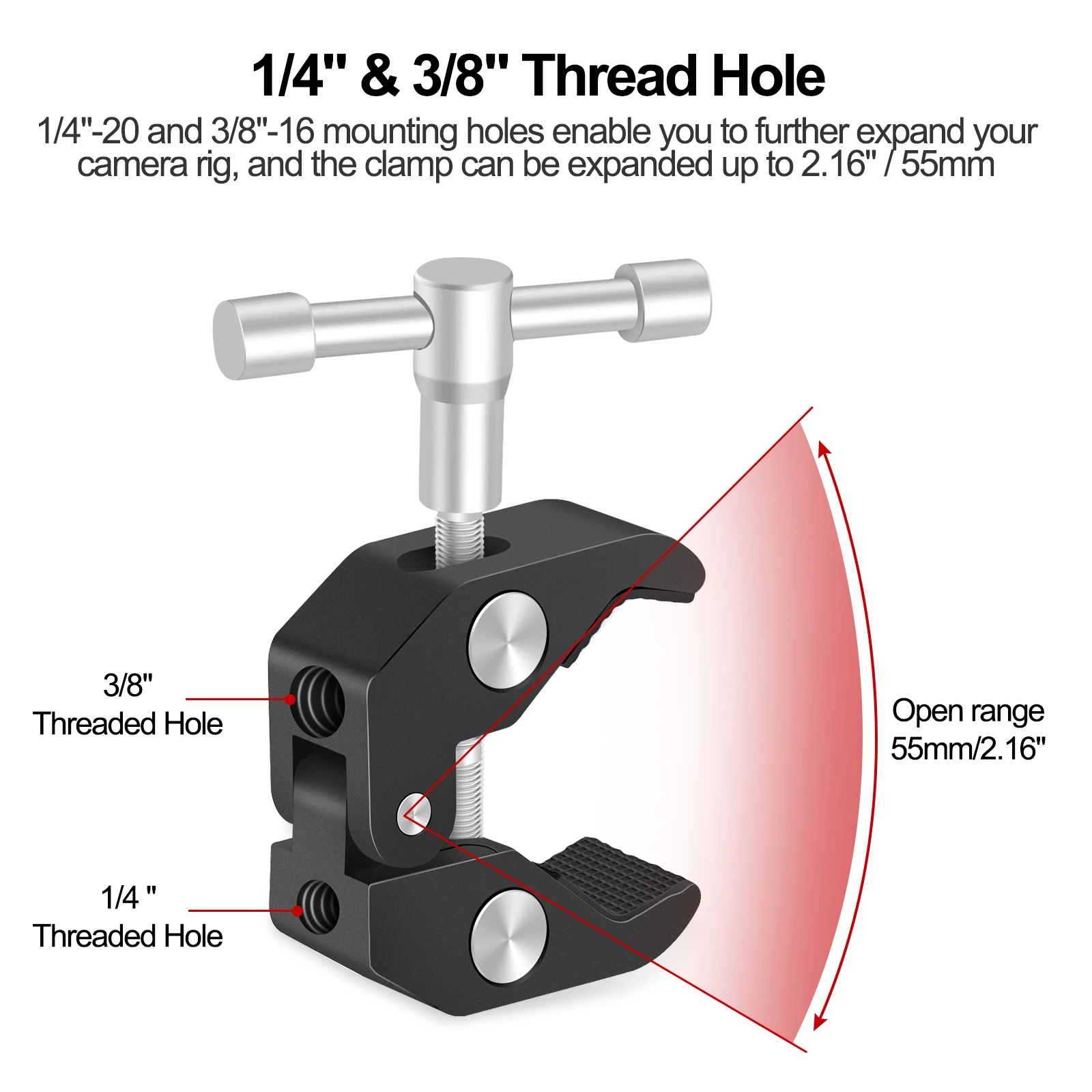 NEWACALOX Soldering Helping Hands 360 Degree Rotation Hot Air Gun Frame Camera Mounts Clamps Heat Gun Bracket Third Hand Tool