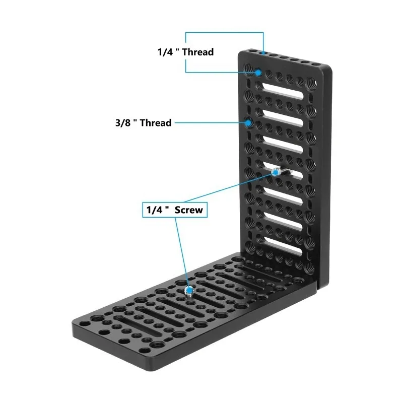 Suitable for L Shape Cheese Plate Camera Vertical Shooting Mount Plate 3/8 ARRI Locating Hole Expansion Bracket
