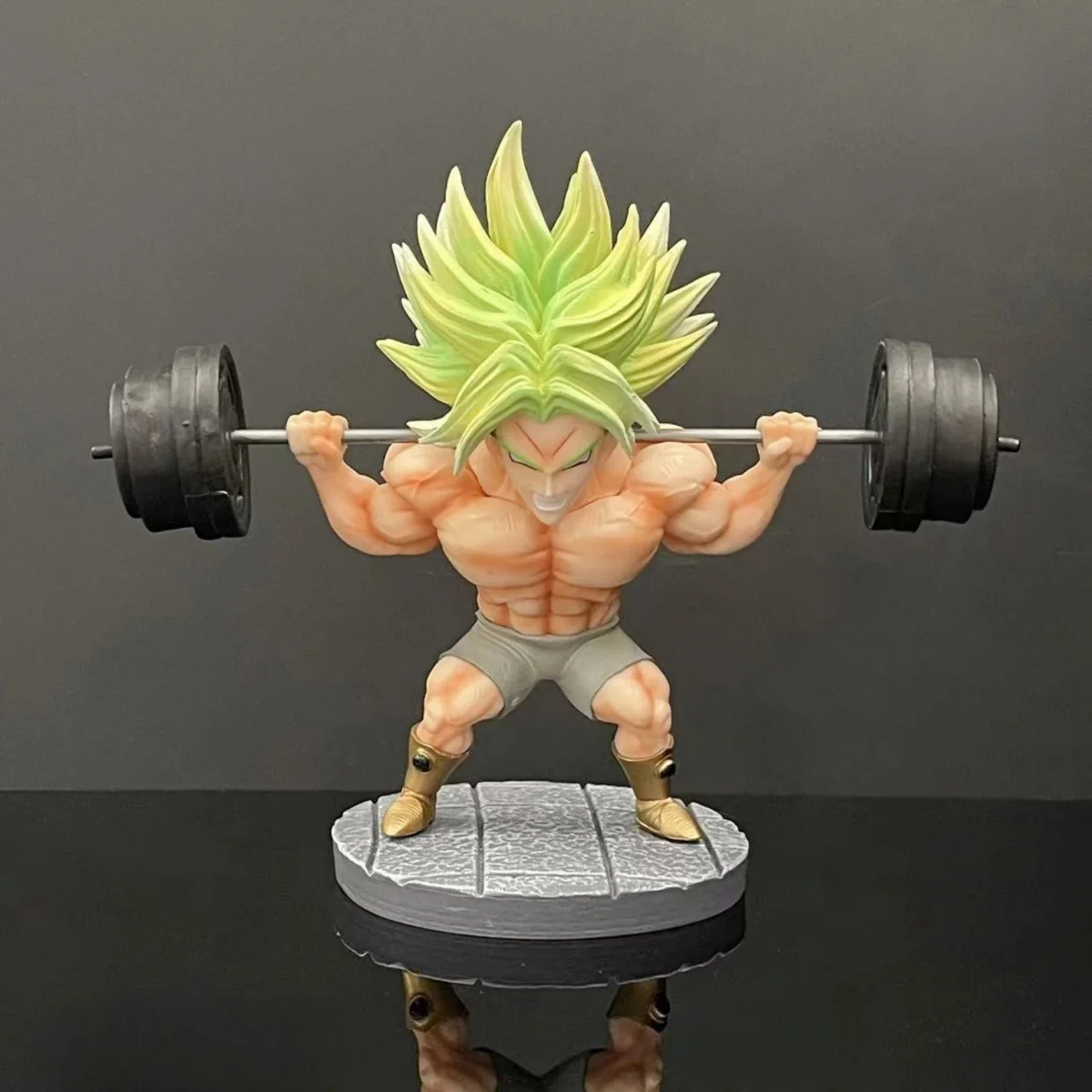 

16.5cm Dragon Ball Peripherals Arms Fitness Muscle Broli Anime Figures Model New Style Desktop Decoration Festival Gift Toy Kids