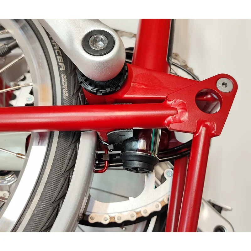 Folding bicycle parking disc replacement parts for brompton seatpost anti-collision parts