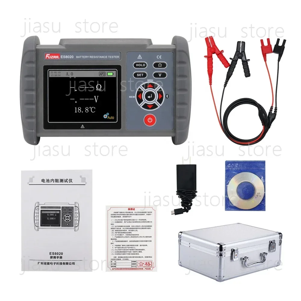 ES8020 Solar/Lead Battery Voltmeter  Internal Resistance  Temperature Same As Hioki 3554 Battery Resistance test  Meter view 3