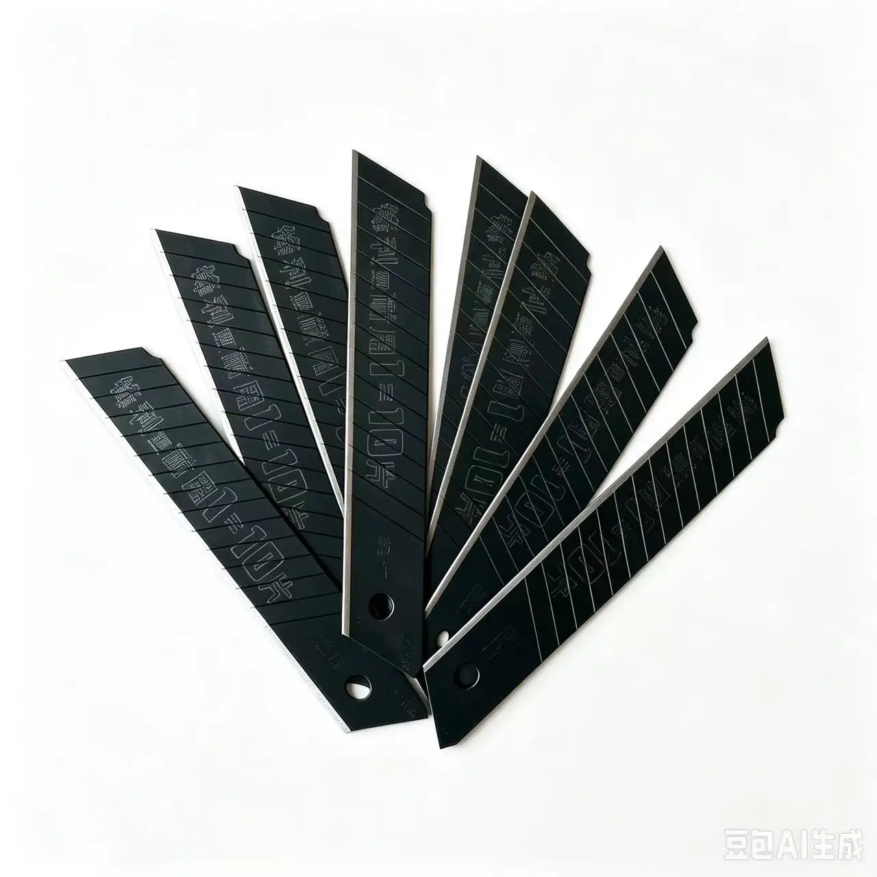 18 mm With Heavy‑Duty Utility Knife Blades Sharp Durable Black Carbon Steel Replacement Blades for Box Cutter view 2