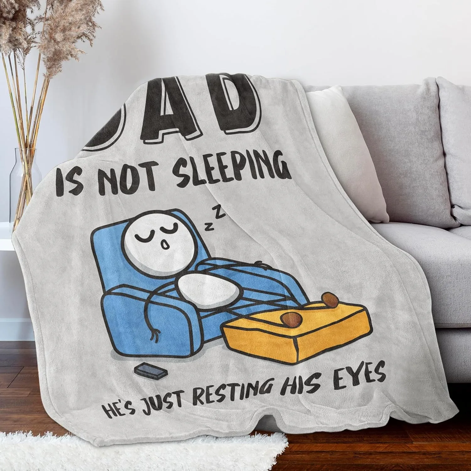Perfect Gifts to Dad Blankets for Father's day Mother's Day Anniversary Birthday for Mom Son Daughter Grandpa Grandma Aunt Throw