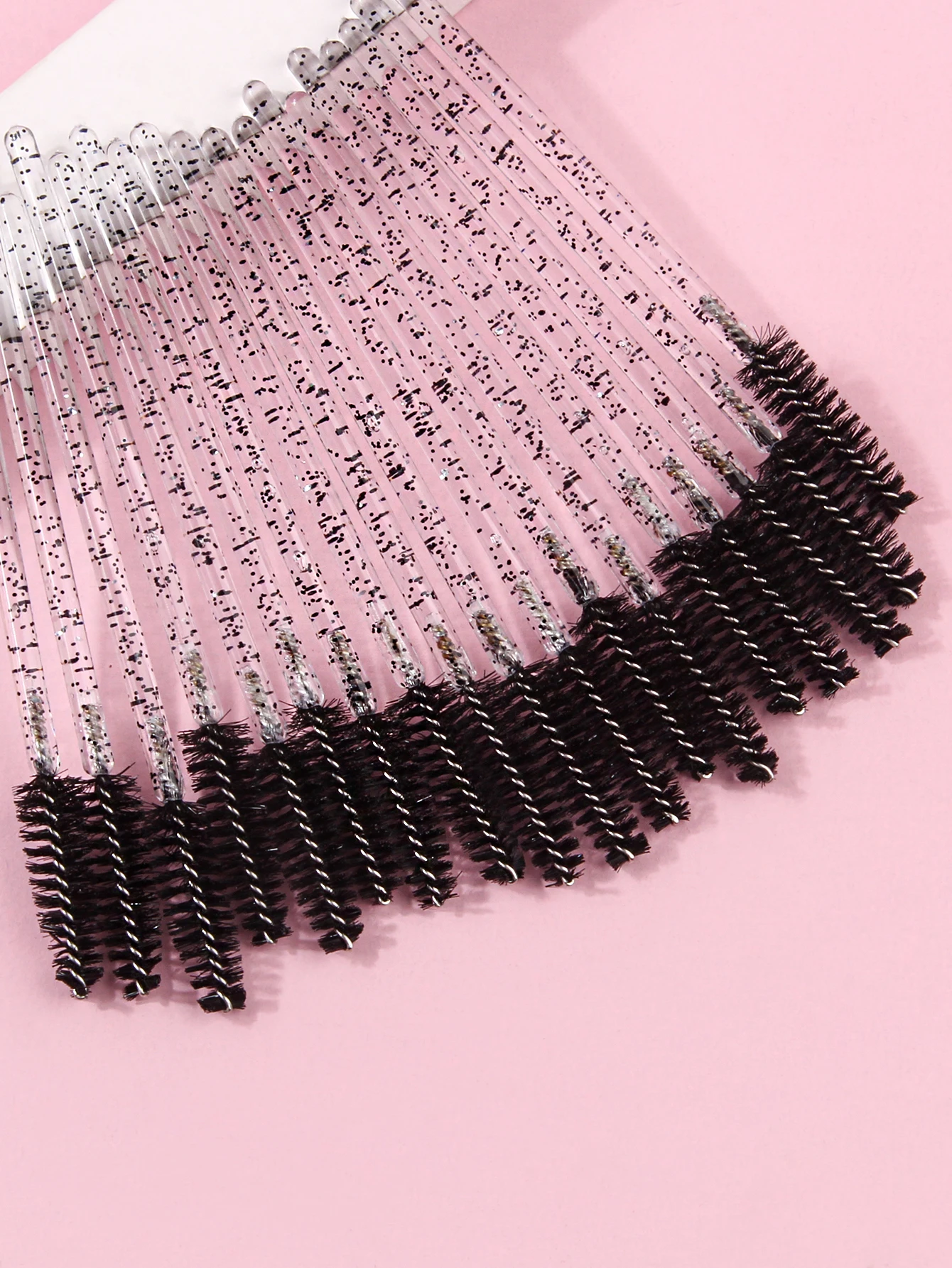 Cepillo de pestañas de cristal desechable, peine 20 piezas, extensión de rímel, varitas, maquillaje profesional, herramienta de belleza