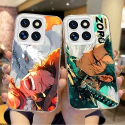 Anime O-One Pieces Ace Phone Case For Xiaomi 15 Pro Case Poco X6 X3 F6 M6 M4 Pro C75 13T 14T 11X 11 Lite Non-Slip Gradient Cover