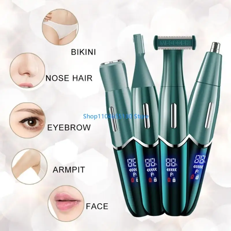 4 in 1 Female Epilator Women Body Face Multifunctional Shaving
