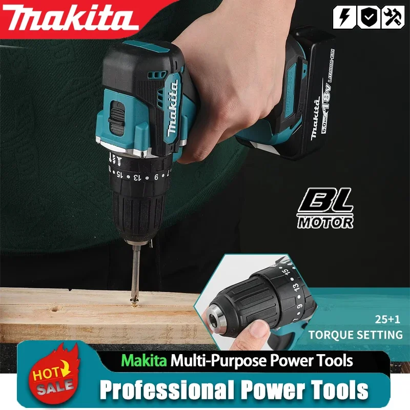 マキタ-ddf487-充電式インパクトドライバーハンドドリル-ハンドヘルド-ブラシレスモーター-18v-ワイヤレスリチウムバッテリーツール