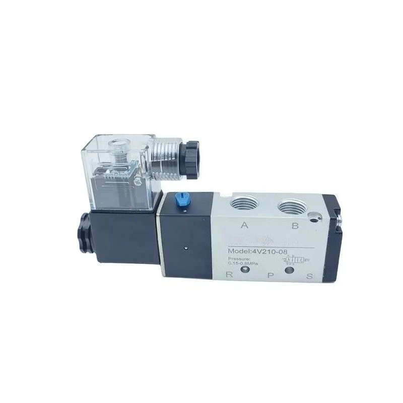 Kingpin Pneumatic Solenoid Valve 4V210-08 AC110 Two-position Five-way Reversing Air Valve