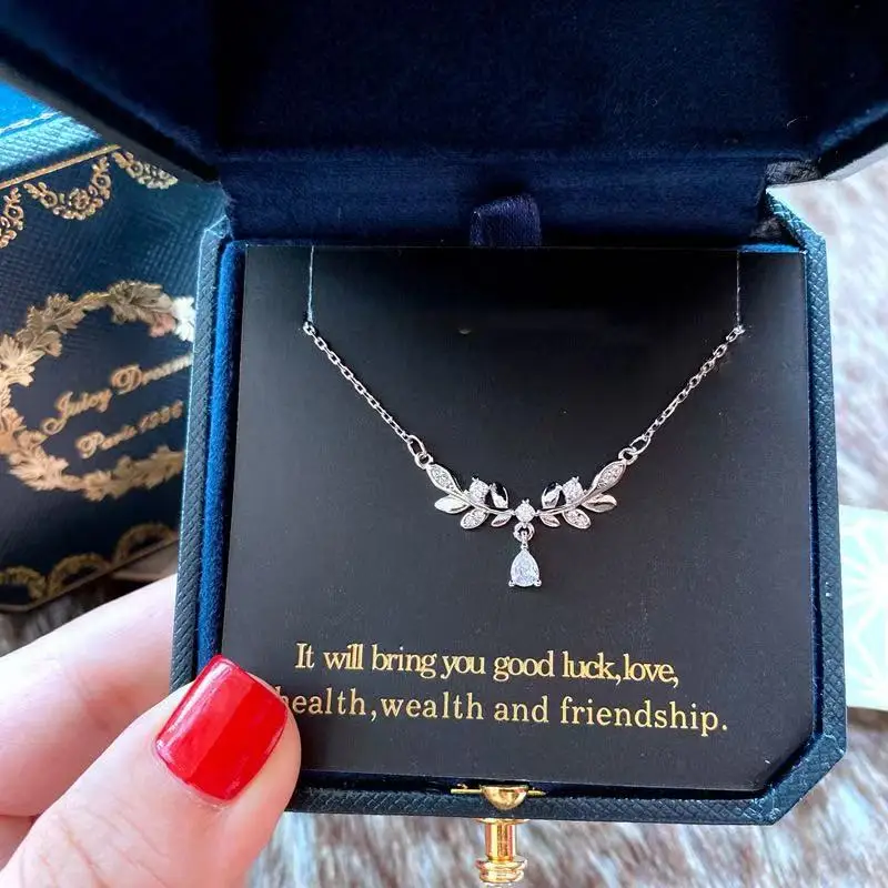 جديد 925 فضة شكل هندسي قلادة شخصية سحر امرأة قلادة المختنق هدية عيد ميلاد المرأة مجوهرات رائعة