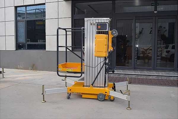 Portable Small Mobile Elevator Telescopic Aluminum Alloy Electric Hydraulic Lifting Platform for High-Altitude Chain New