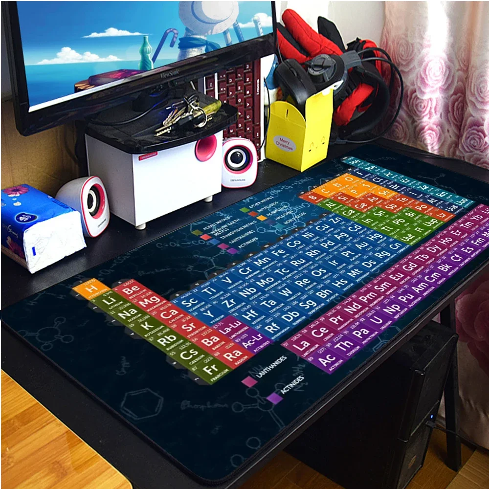 Periodic Table Of Elements Mouse Pad Gaming Keyboard Mouse Mats Office Computer Mausepad Gamer Accessiores Mousepad Xxl Desk Mat