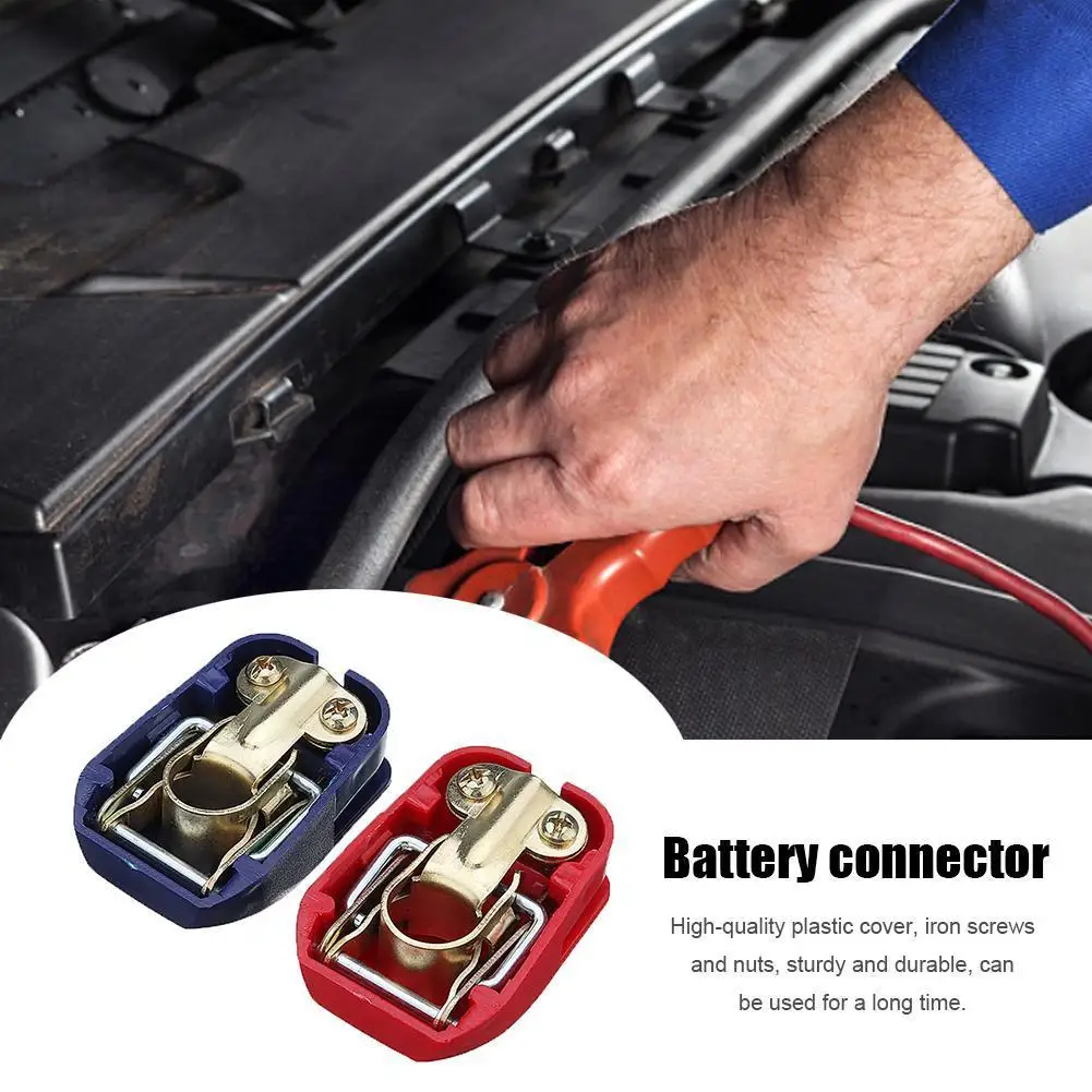 

2 шт., универсальный быстроразъемный разъем для аккумулятора, съемный автомобильный зажим для мотоциклетного кабеля, фиксированный зажим, инструмент для автомобиля