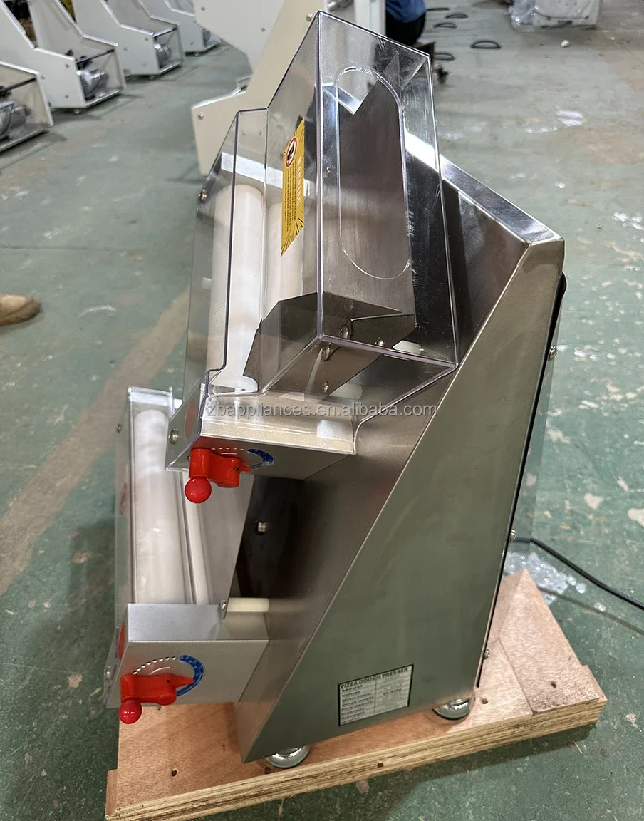 30CM Automatic Pizza Dough Roller Press Machine Commercial Dough Sheeter for Pizza & Bakery Processing