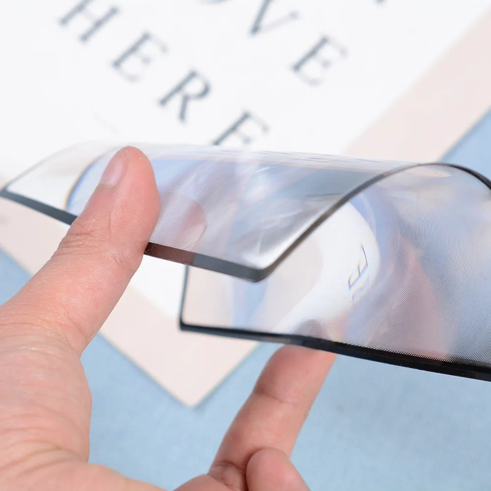 180X120mm PVC Portable for reading Text Document Ultra-Thin Magnifier Glass Lens Reading Aid Lens Loupe Lens