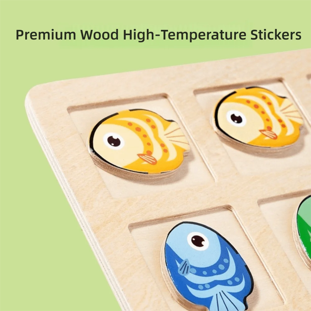 Nouveau jouet d'entraînement à la pensée logique en bois, cadeau coloré, jeux de Table éducatifs, jouets Montessori, éducation de la petite enfance