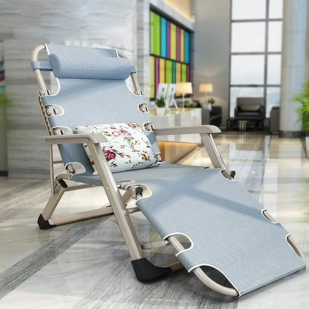 كراسي شاطئ قابلة للطي قابلة للتعديل بدون جاذبية لصالة الحديقة الخارجية، مريحة للاسترخاء في الفناء #2