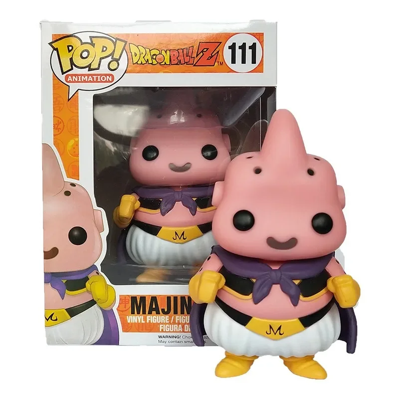 Figura Coleccionable FUNKO POP Dragon Ball Z Goku # 14 Vegeta # 10 Frieza # 47 Majin Buu # Figura de vinilo de PVC de anime 111, modelo de juguete para regalo de fans