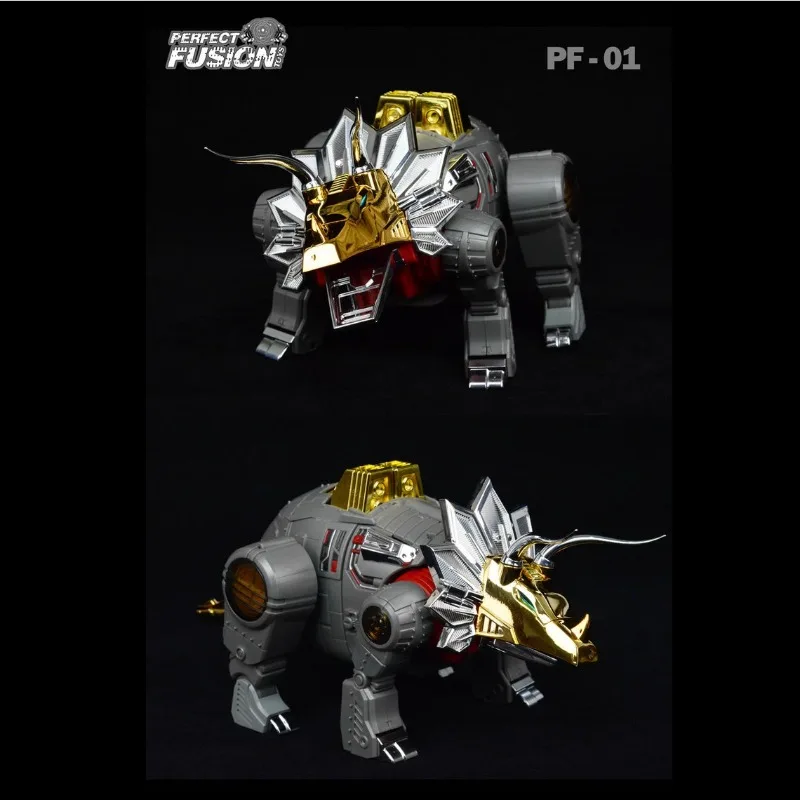 재고 있음 변환 FANSTOYS FT 로봇 공룡 PF-01 PF01 슬래그 액션 피규어 재인쇄 상자
