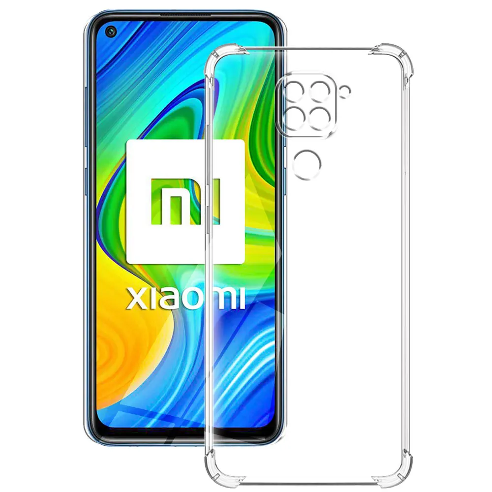 Shockproof Case For Xiaomi Redmi Note 9 Soft Silicone Transparent Case For Note 9Pro Clear Cover Note9s Note9 ProMax Funda Coque