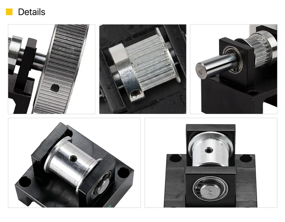 Zahnradbasissatz Maschine Mechanische Teile für Lasergravur-Schneidemaschine – Detail 5